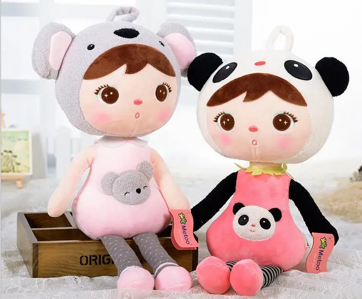 

48cm kawaii Stuffed Plush Animals Cartoon Kids Toys for Girls Children Boys Kawaii Baby Plush Toys Koala Panda Baby Metoo Doll