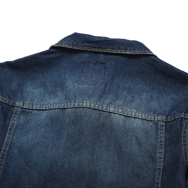 Grande taille Le printemps de 2019 nouveaux chantiers hommes denim manteau sexe masculin a augmente Tail livraison | Мужская одежда