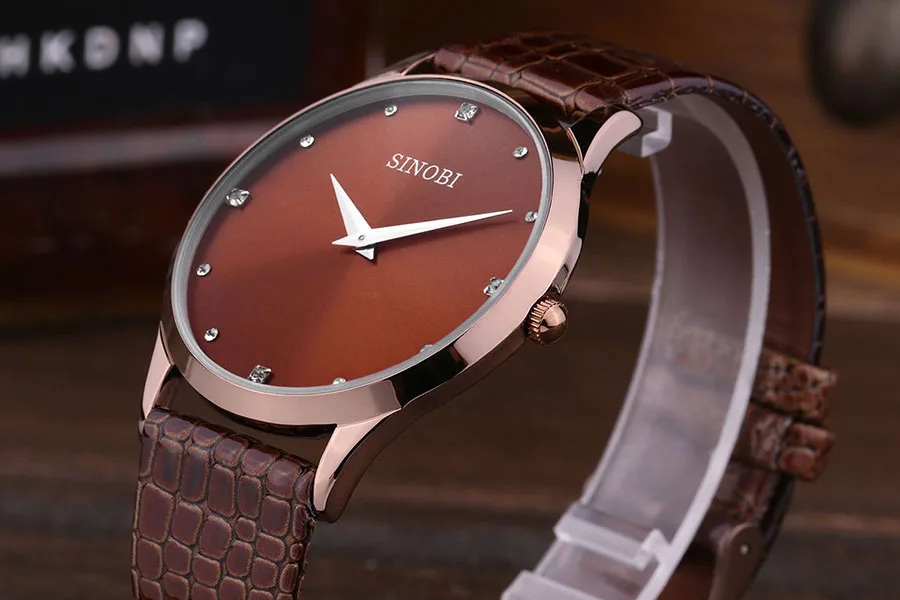 Горячие Продаем Марка кожаным ремешком для мужские человек моды Стиль кварцевые