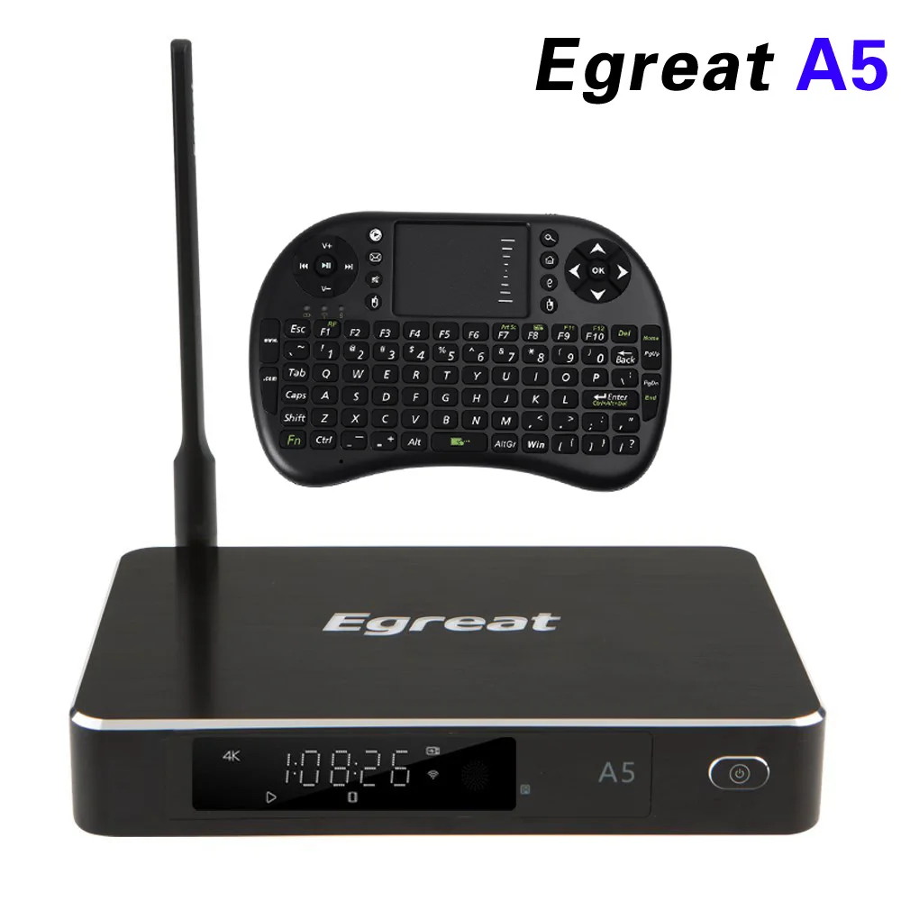 Egreat A5 Smart Android 5,1 tv Box 3D 4K UHD медиаплеер с поддержкой HDR USB3.0 SATA OTA Blu-Ray Disc Dolby Ture HD DTS-HD