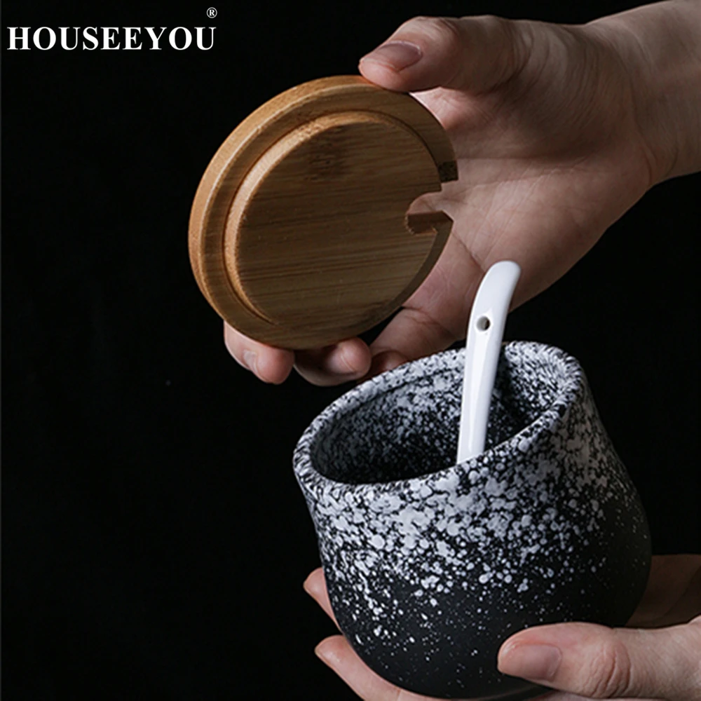 Скандинавские керамические специи травы соль сахарные банки приправа горшок