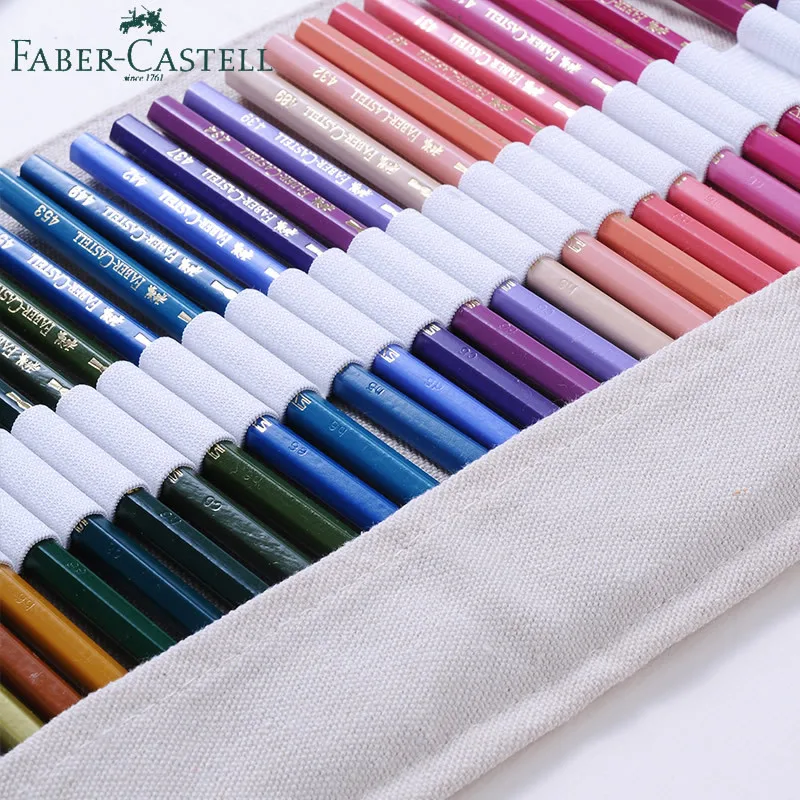 Faber Castell Цвет холщовый чехол для карандашей 50 цветов карандаш для эскизов чехол