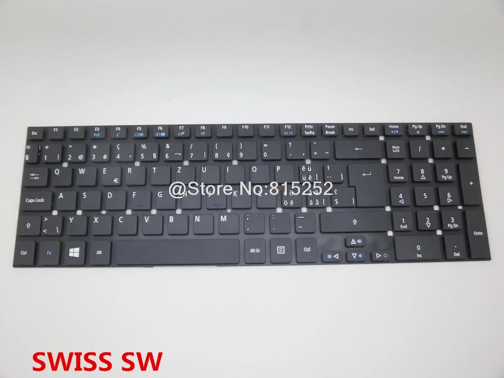 Клавиатура для ноутбука Acer Aspire Nautilus 5830 5830G 5830T 5830TG V3-531 V3-532 V3-551 Швейцарский SW