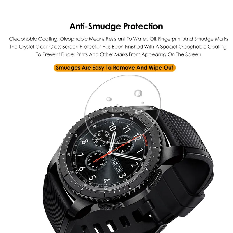 Защитный экран для Samsung Gear S3 Classic закаленное стекло Ultra Cltra 9H Frontier Защитная пленка