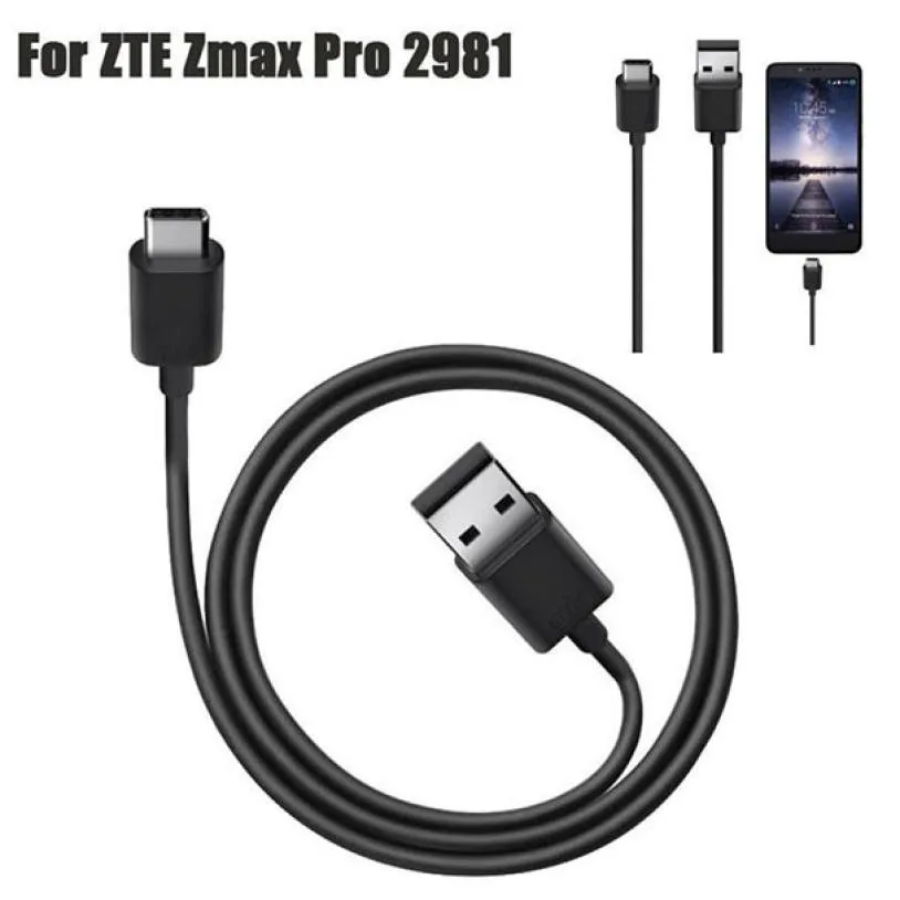 USB C 3 1 Type зарядный кабель для передачи данных ZTE Zmax Pro Z981 высокоскоростные