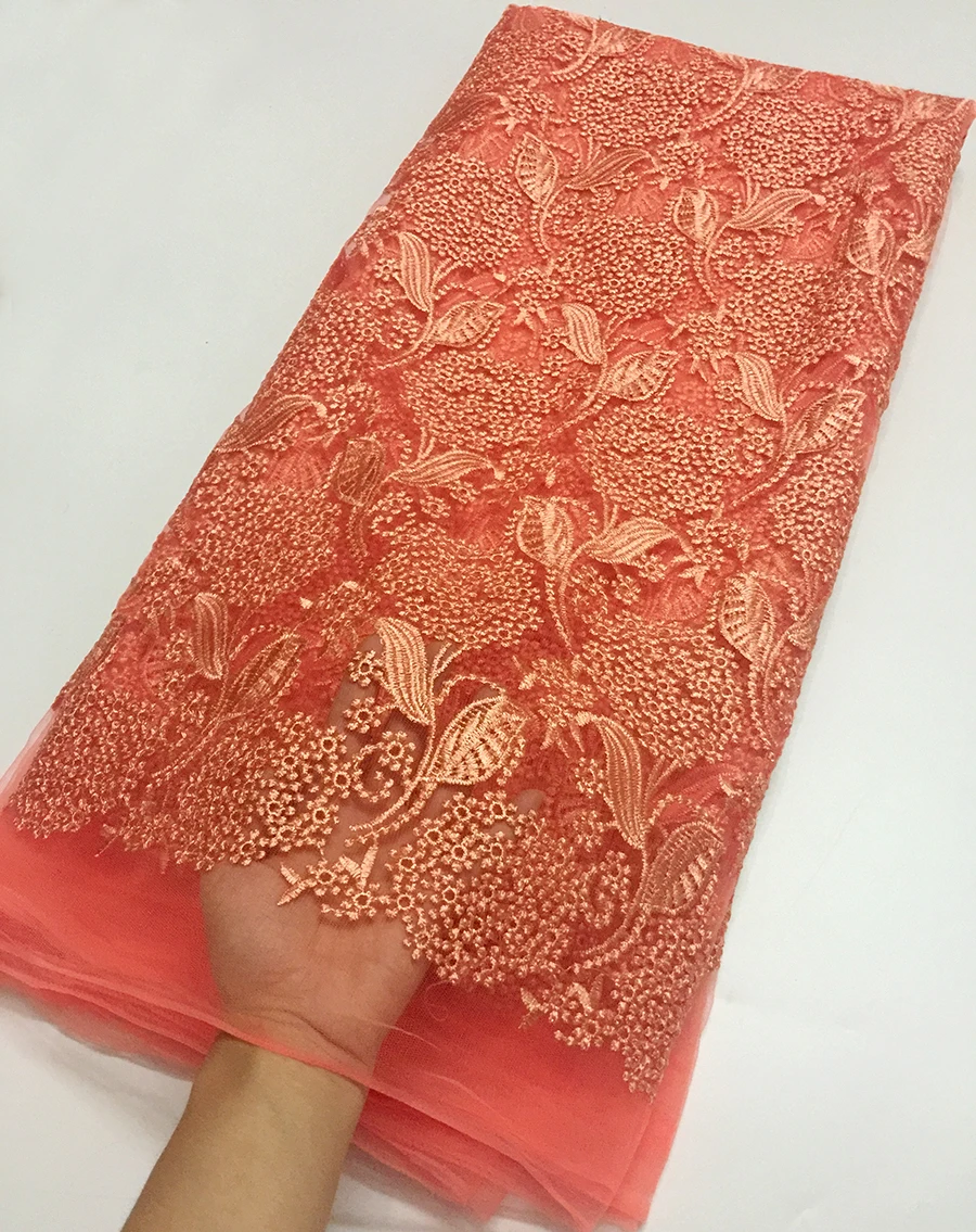 Очень дешевая французская кружевная ткань модная африканская фатиновая высокое