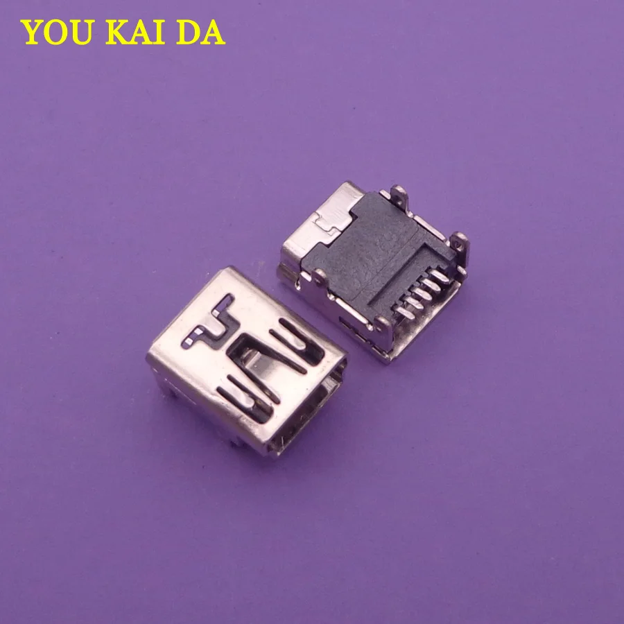 100 шт./лот для PS3 контроллера планшета мини USB данных питания dc jack 5 pin 5pin гнездовой