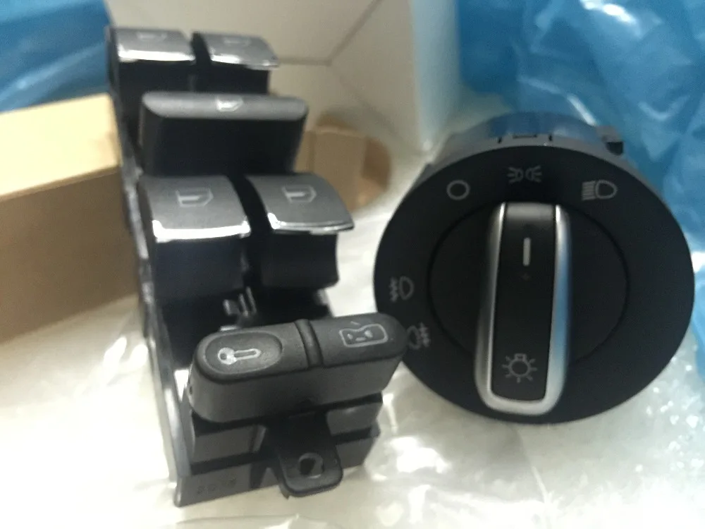 Новая кнопка управления окном фар для VW 99-04 GTI Golf 4 Jetta MK4 BORA BEETLE Passat B5 B5.5 3BD 941 531 959 857 |