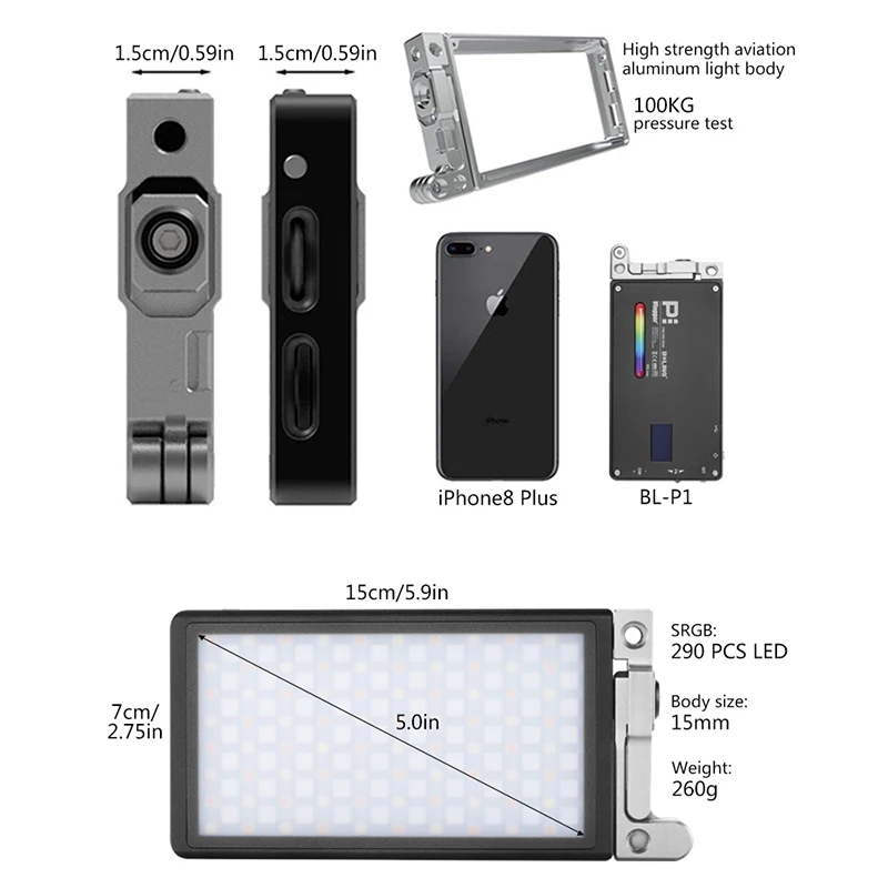 Светодиодный светильник bolin для цифровой зеркальной камеры светодиодный с
