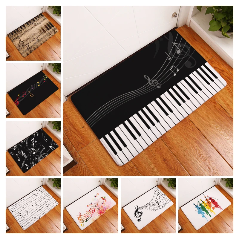 Carppe 2017 новый дизайн музыкальные нотки напечатанные ковры домашние