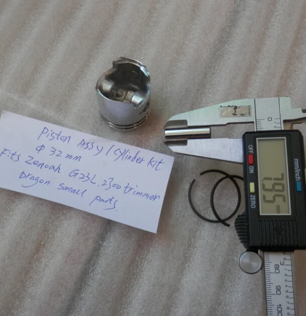 G23L 32 мм поршневой комплект для ZENOAH SHT2300 LR2310 THT2310 цилиндр в сборе KOLBEN набор колец контактный зажим KOMASTU heditmmer части