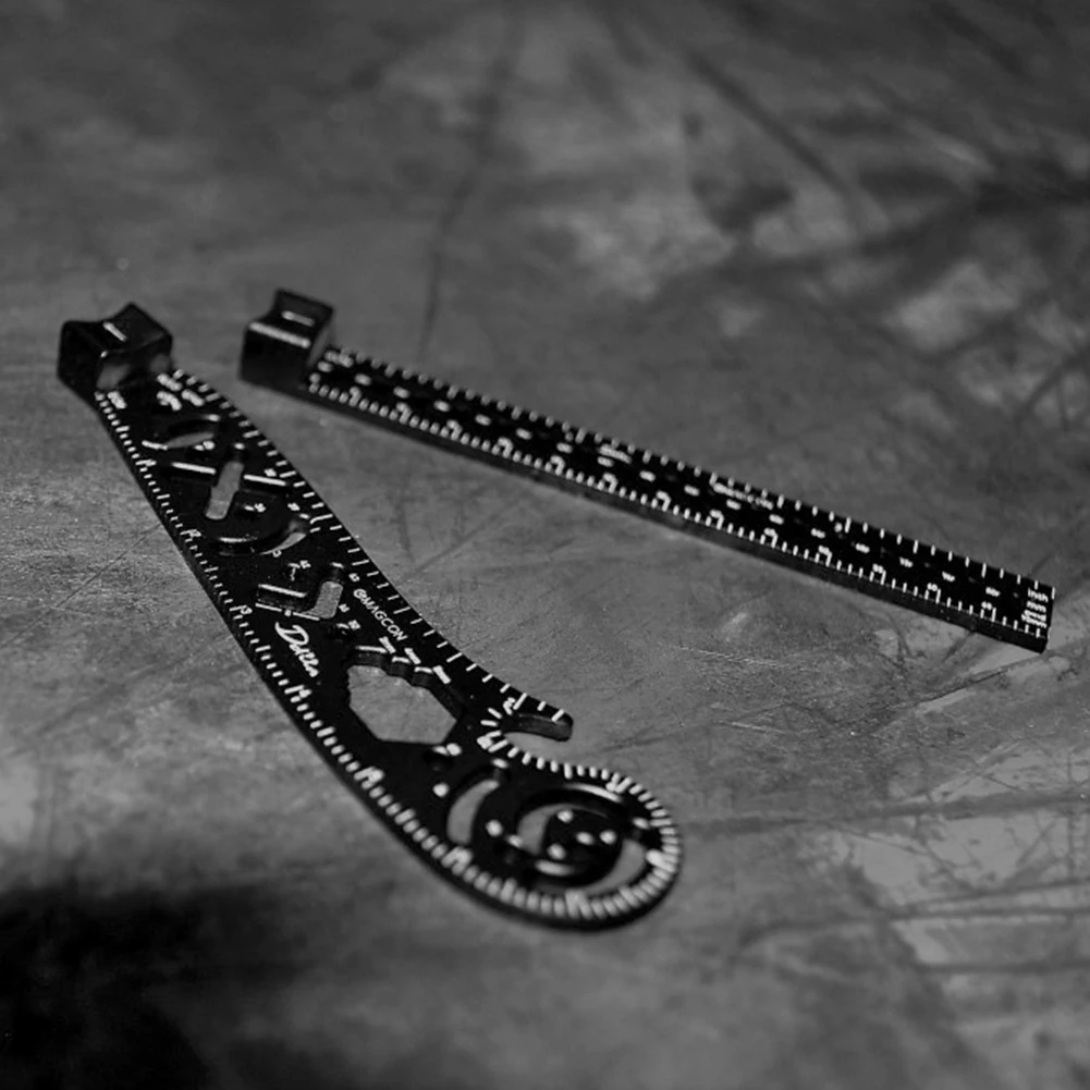 Линейка для рисования Многофункциональный магнитный инструмент мини-гаечный ключ портативный Нержавеющая сталь универсальное измерение открывалка для бутылок для EDC