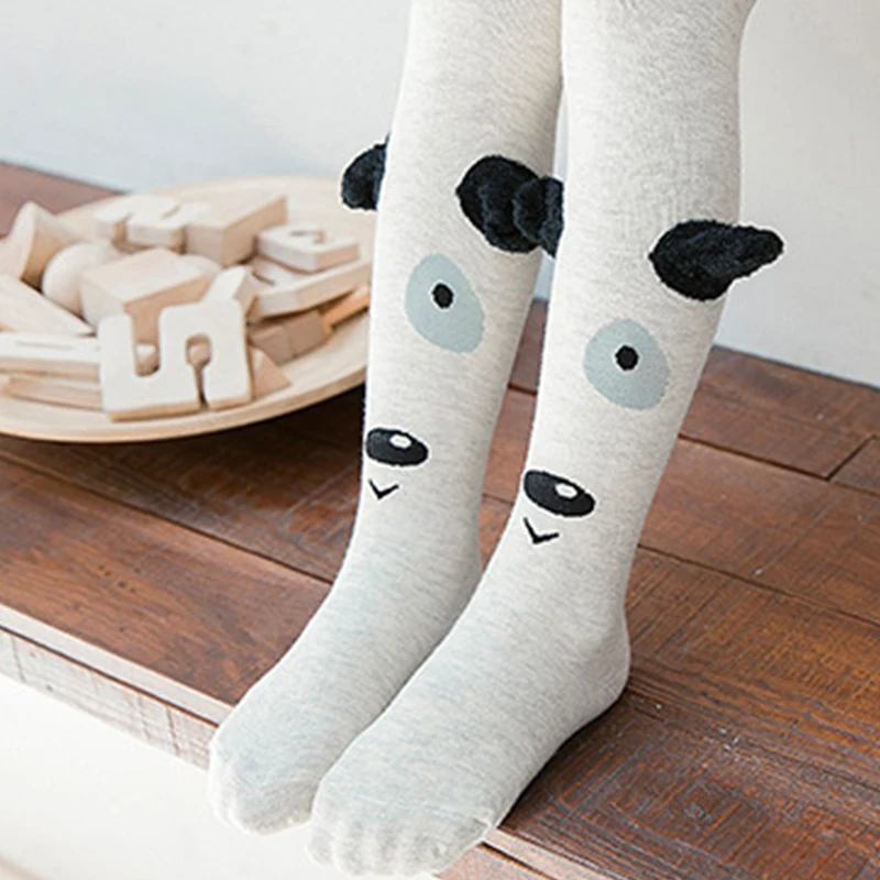 Корейский мультфильм панда ягненка стереоскопический Теплый колготки для