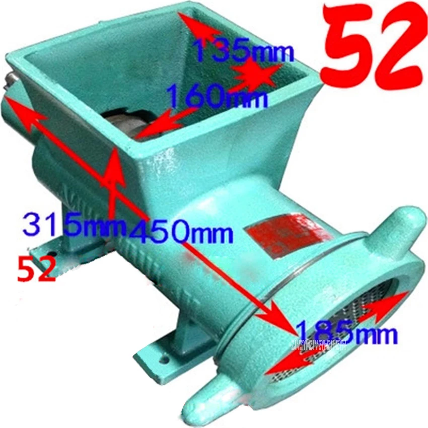 52 Коммерческая электрическая большая мясорубка для куриных костей рыбы свинины