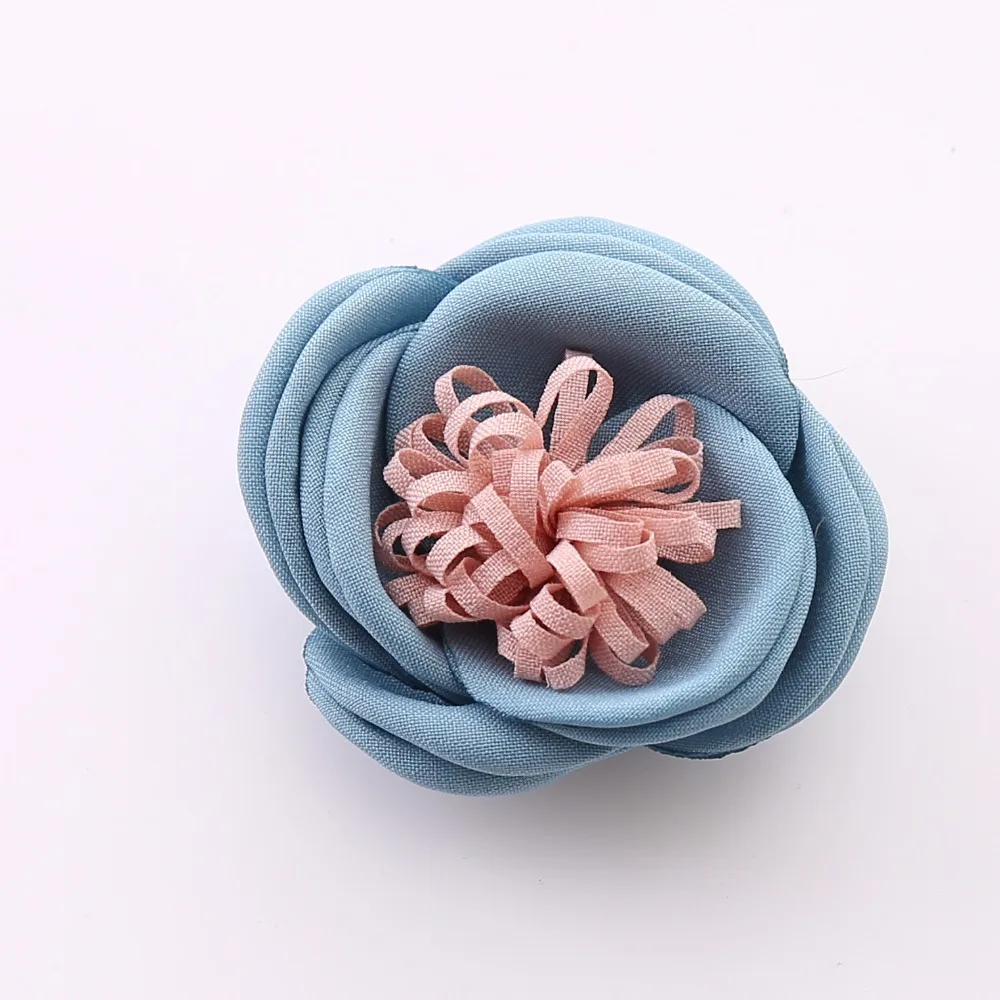 10 PCS Satin Cloth Flowers With Stamen Connectors Charm DIY Accessories For Jewelry Making | Украшения и аксессуары