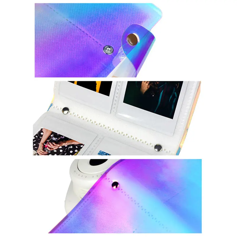 96 карманов 3 дюймов фотоальбомы хранения Полароид красочный альбом фото билета