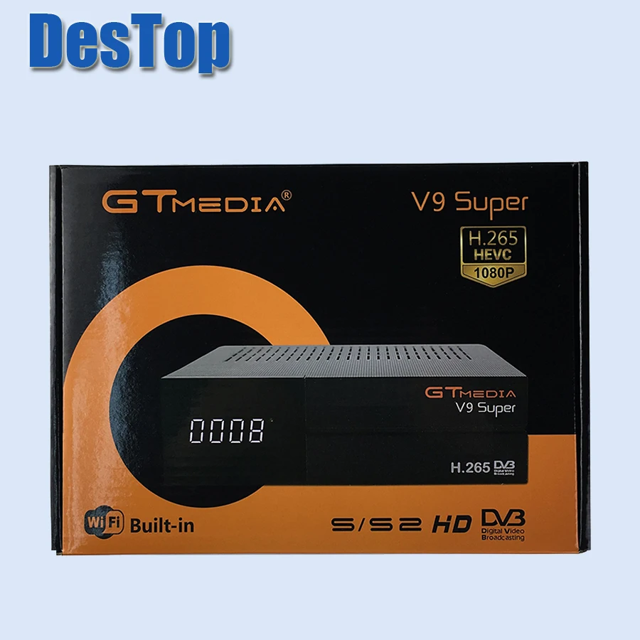 Супер Спутниковый ресивер GTMedia V9 с WiFi Full HD DVB-S2/S Freesat V9 Super Receptor