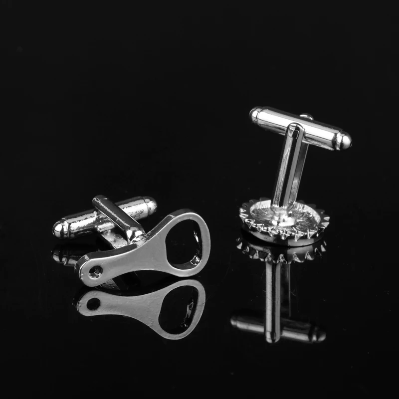 Запонки в форме крышки для бутылки пуговицы рубашки модные украшения мужчин и