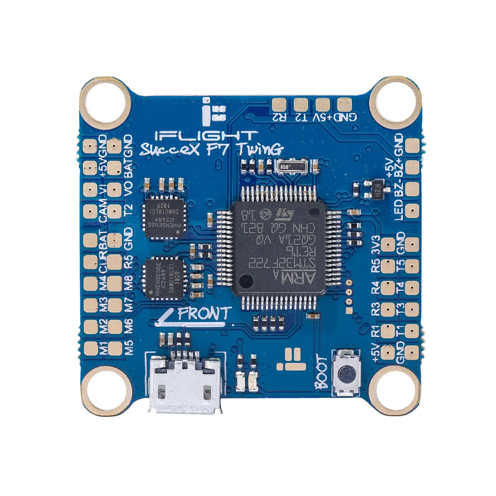 Контроллер полета iFlight SucceX F7 С 60A 2-6s blheli _ 32 Dshot1200 4 в 1 ESC Flytower для FPV гоночного дрона |