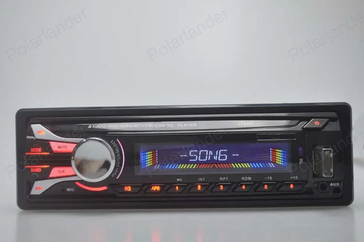 Авто Радио Стерео Mp3 радио плеер Audio in 1 din Bluetooth USB Порты и разъёмы SD/MMC радио-Кассетный проигрыватель съемная передняя Панель