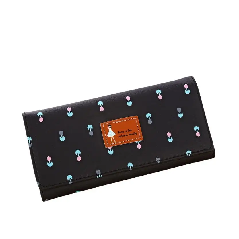 Женские кошельки 2020 Carteras Mujer цветочный конверт с узором Кошелек для монет женский