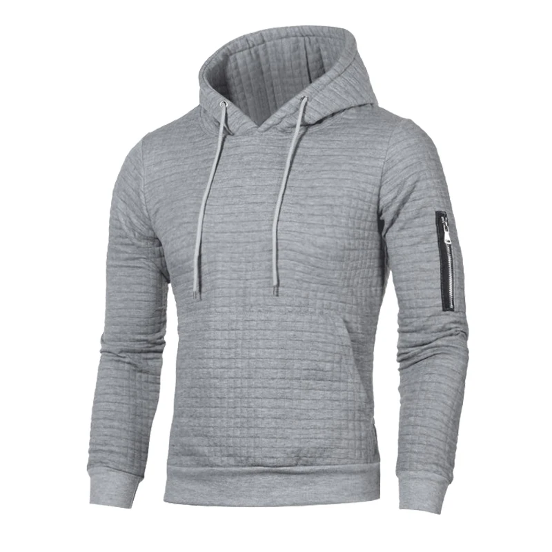 

Casual Men's Hoodies Spring Autumn Mens Long Sleeve Hooded Sportswear Coat Male Solid Color Slim Pullover Sweatshirt Top 4XL