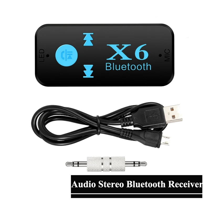 Беспроводной автомобильный аудио стерео 3 0 Bluetooth приемник с микрофоном Aux 5 мм