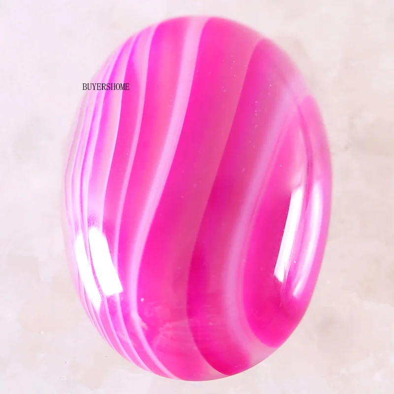 Rose Veins Agate 1 шт. 22x30 мм Овальный Кабошон из натурального камня для изготовления ожерелья, браслетов, сережек для женщин и мужчин, с кристаллами лаписа, родонита - Цвет: Rose Veins Agate