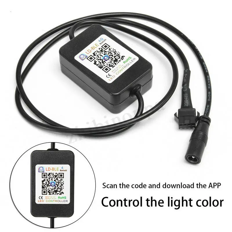 Bluetooth под лампой 4x тело лодка рок приложение внедорожный RGB свет LED Грузовик