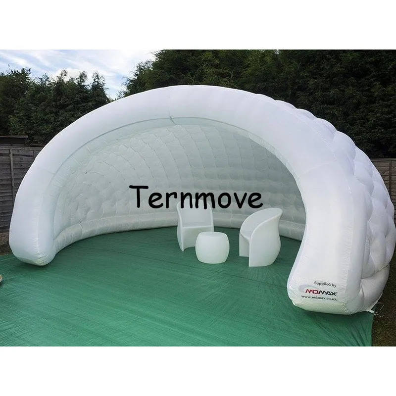 Полунадувная купольная палатка надувная Луна для свадьбы вечерние