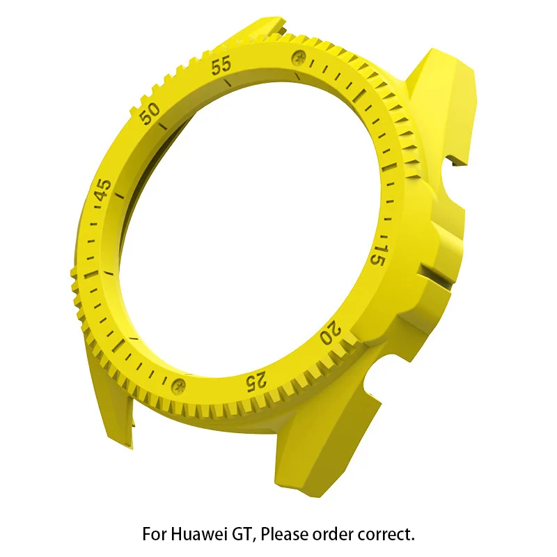 Чехлы для смарт-часов huawei watch gt, чехлы для ПК, защита корпуса SIKAI, спортивные аксессуары, Красочные - Цвет: GT Case yellow