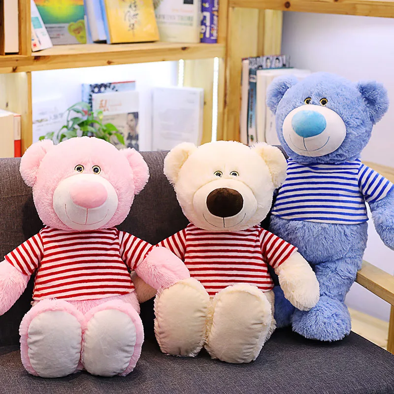 

1pc 60cm kawaii Sweatshir Dressing Teddy Bear Plush Toy Baby Animal Bear Doll Stuffed Toy Children Birthday Valentine's Present