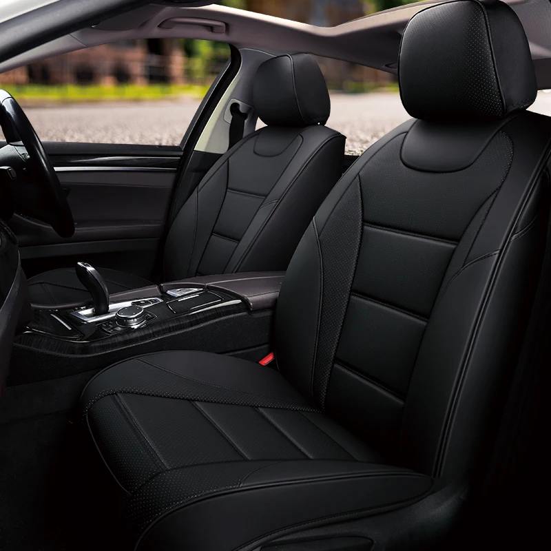 Универсальные чехлы из искусственной кожи на автомобильные сиденья для Honda Accord FIT
