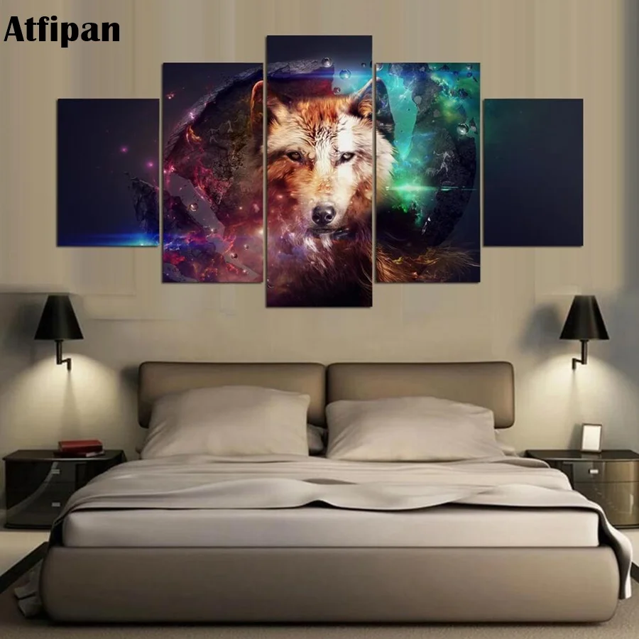 Atfipan 5 шт. Картина на холсте художественное украшение для дома декор гостиной