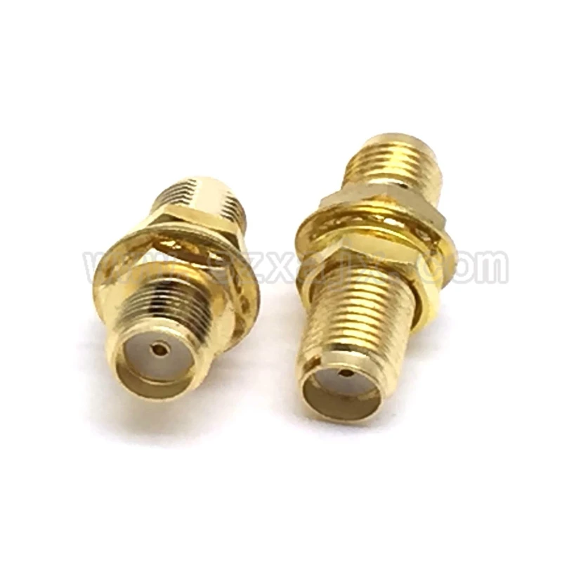 23 X 2PCS Коннектор JX(21-29) 2 шт. РЧ коаксиальный адаптер SMA к SMA адаптер гнездо панель крепление с гайкой переборка ручка прямой припой - Цвет: 23 X 2PCS