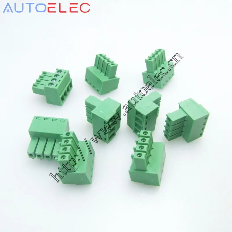 

100pcs 3.81mm pitch 4P male and female pcb plug-in terminal blocks Solder free PCB plug instead IMC 1.5/ 4-ST-3.81 - 1857906