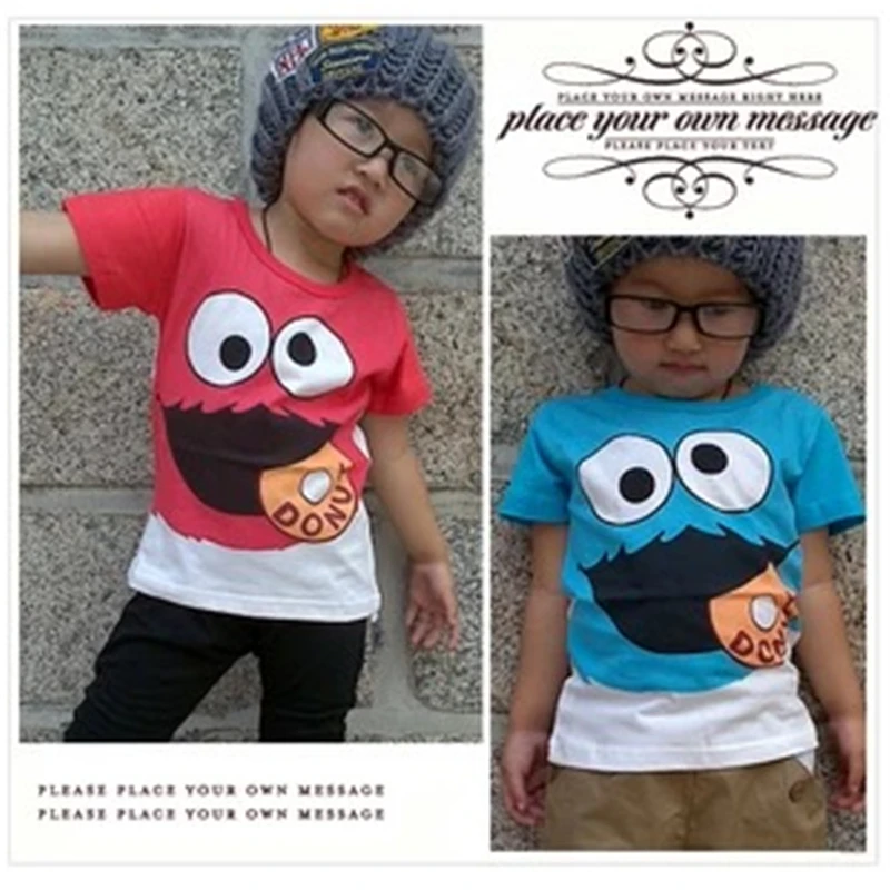 FHADST/Новинка летние модные футболки для мальчиков детская хлопковая одежда