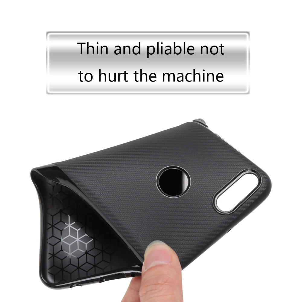 Back Case for Huawei Y9 2018 Dirt Resistant Soft Slim Fitted Covers ZGAR Luxury Men Women Phone Bags Cases |