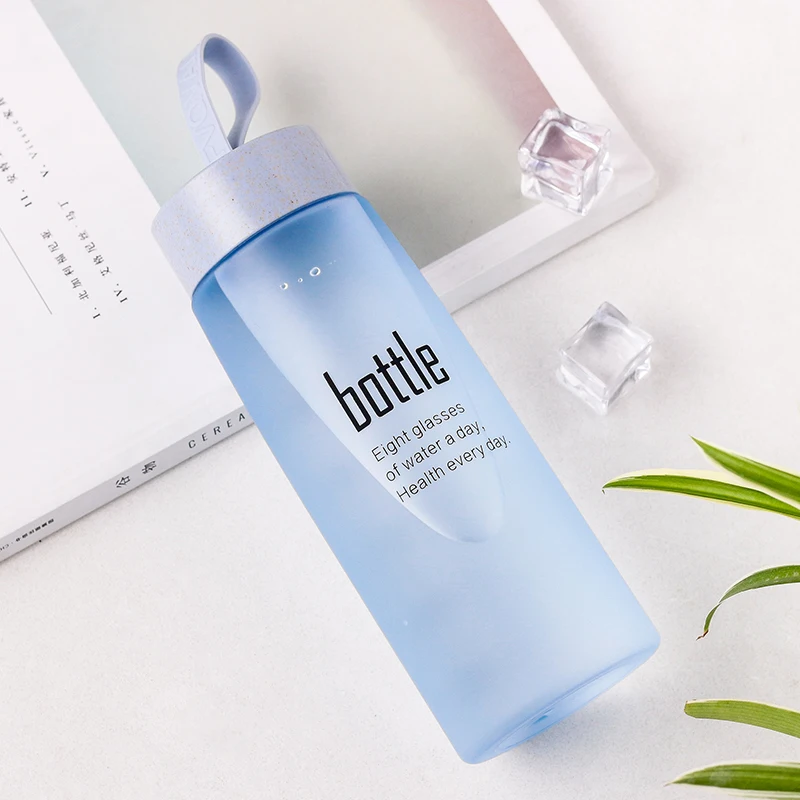 Drinkfles прямая Питьевая короткая пластиковая Спортивная бутылка для воды шейкер