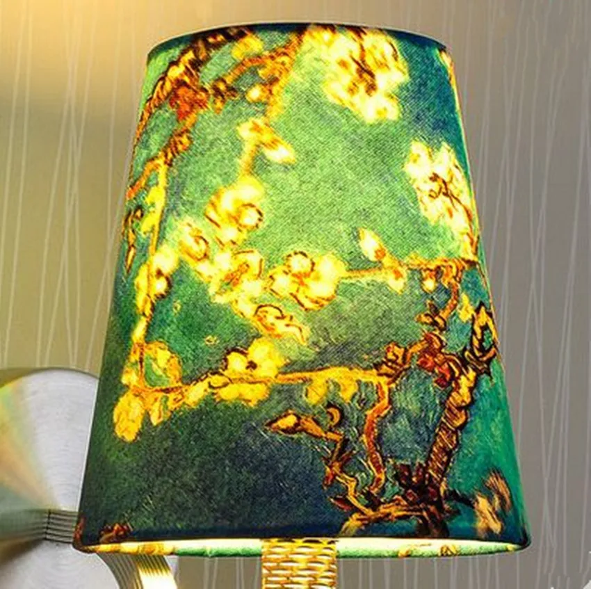 Современный простой пасторальный креативный ржавый настенный светильник для