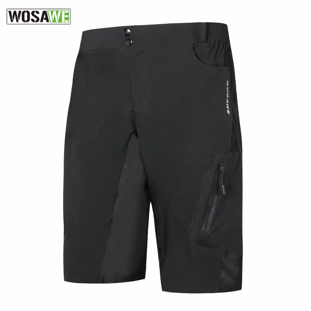 Черные велосипедные шорты мужские спортивные для езды на открытом воздухе