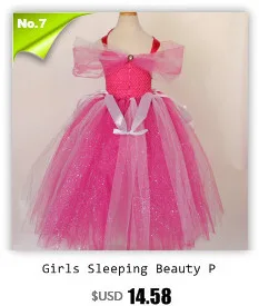 Платье-пачка из тюля платье принцессы Анны Эльзы Снежная королева Halloween Party Vestidos Косплэй костюм платье для девочек Летняя Одежда для девочек