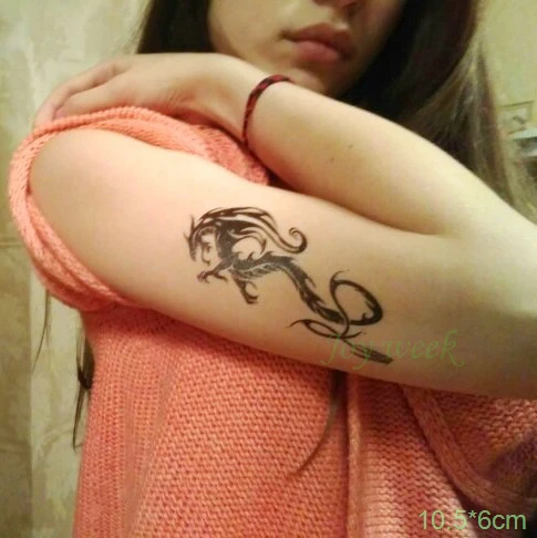 Водостойкие временные тату наклейки крутые мужские тотемные флэш поддельные