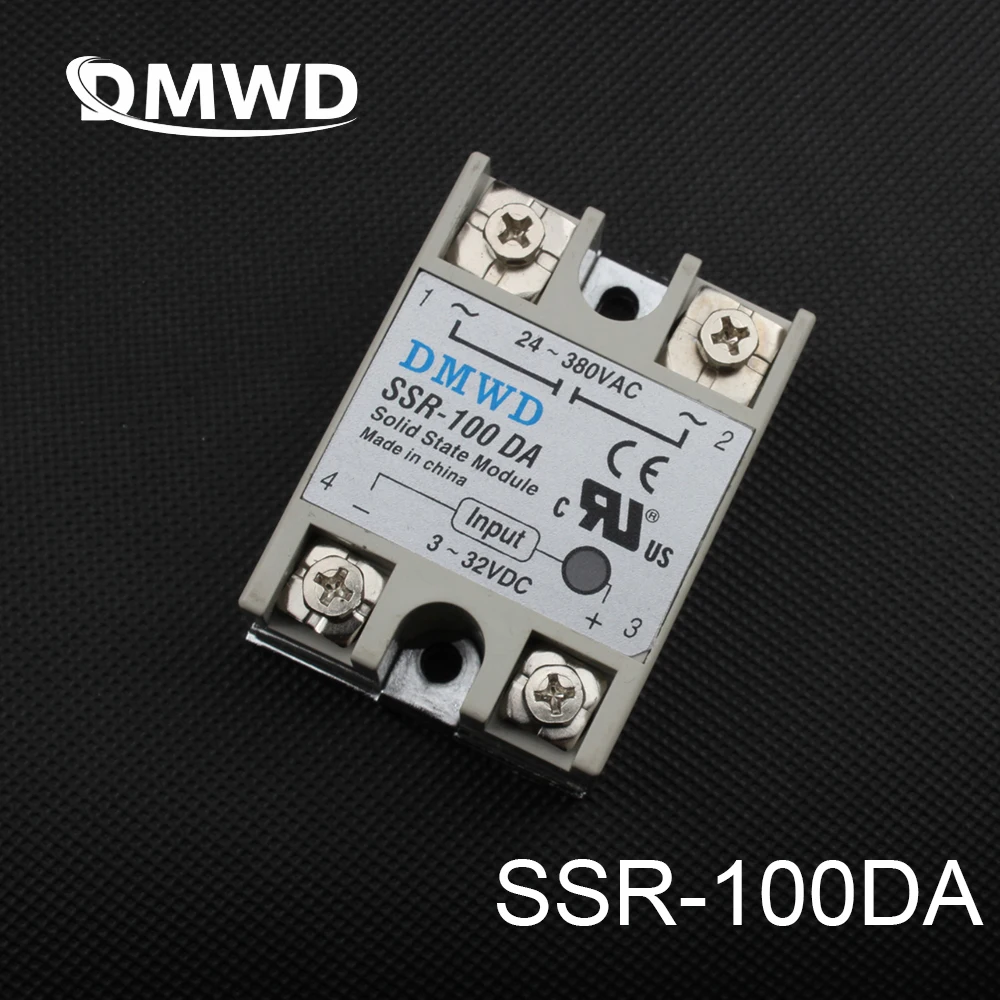 Твердотельные реле DMWD 1 шт. твердотельные SSR 100DA 100A 3 32 В постоянного тока на 24 380