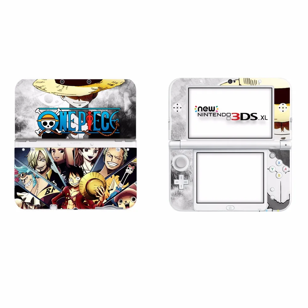 Аниме One Piece Luffy виниловый чехол Наклейка для нового 3DS XL скины стикеры s LL