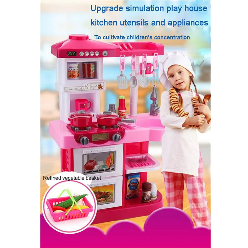 Моделирование кухня toys Girls игры игровые наборы Кухня для детей кухонный гарнитур