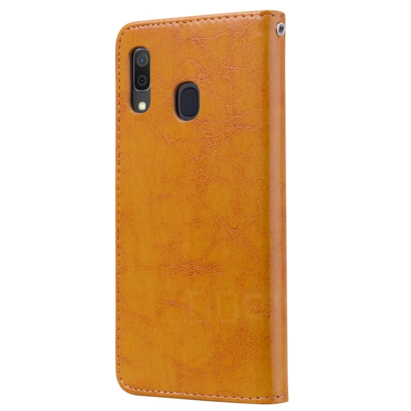 Для samsung Galaxy A20E чехол Винтаж кожаный флип чехол s для samsung A20 E 20 SM-A202F SM-A202F/DS A205F кошелек Чехол Coque Fundas