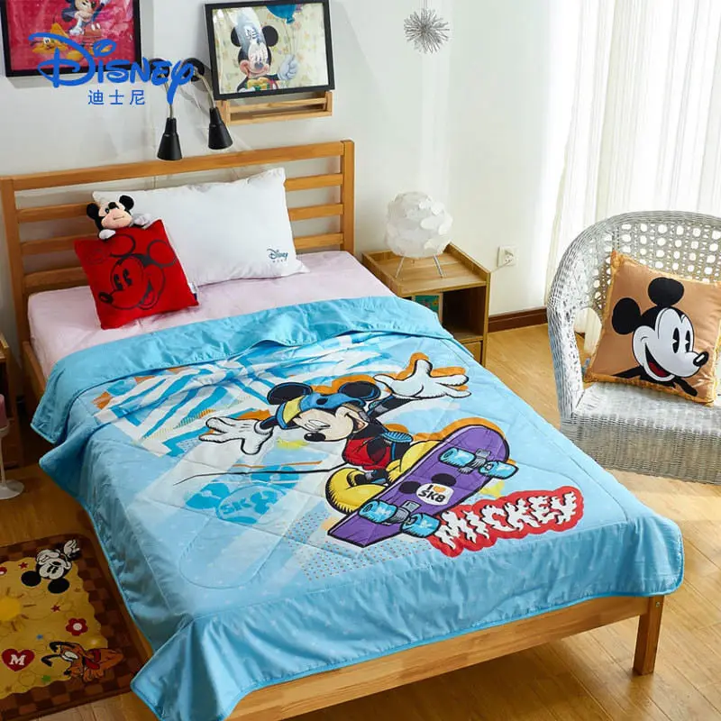 Disney Аутентичные HD 3D активная печать мультфильм Микки Маус одеяла, покрывала постельные принадлежности детские кровати дома спальни украшения - Цвет: see chart