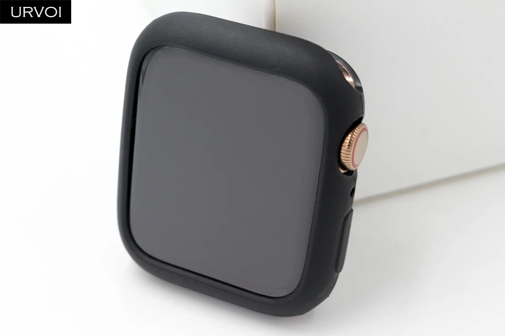 URVOI бампер для apple watch series 5 4 3 2 чехол для iwatch ТПУ карамельного цвета чехол тонкий защитный ультратонкий ремешок 40 мм 44 мм