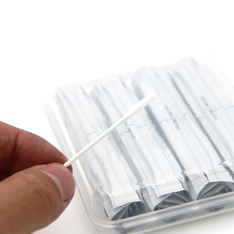 40 шт./кор. инструмент для влажной чистки ватные тампоны с двойной головкой